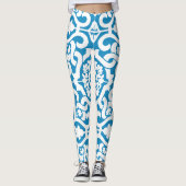Portugees blauw tegels 1 leggings (Voorkant)