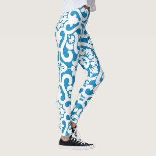 Portugees blauw tegels 1 leggings