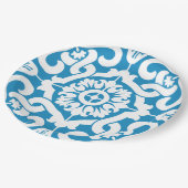 Portugees blauw tegels 1 papieren bordje (Gekanteld)