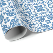 Portugees blauw tegels 2 cadeaupapier (Rol Hoek)