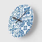 Portugees blauw tegels 2 ronde klok (Hoek)