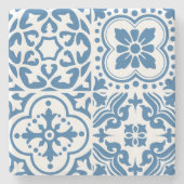 Portugees blauw tegels 2 stenen onderzetter (Voorkant)