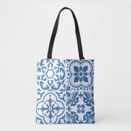 Portugees blauw tegels 2 tote bag