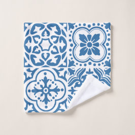 Portugees blauw tegels 2 washandje