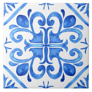 Portugees Blauw Wit Azulejo Tegeltje