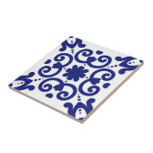 Portugees - Blauw-wit, stijlvol Tegeltje (Zijkant)