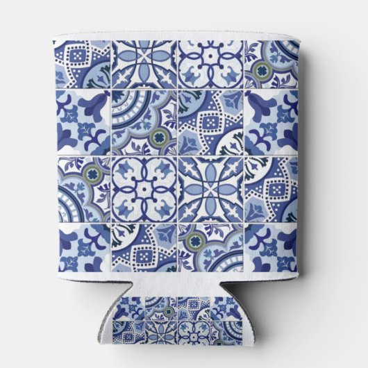 Portugees Blauwe Tegels Koelbox Blikjeskoeler (Achterkant)