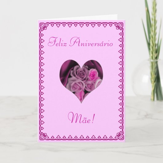 Portugees: Bloedbloemen Kaart (Voorkant)