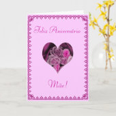 Portugees: Bloedbloemen Kaart (Gele Bloem)