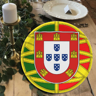 Portugees bord, Embleem, oversized, Portugees vlag Papieren Bordje