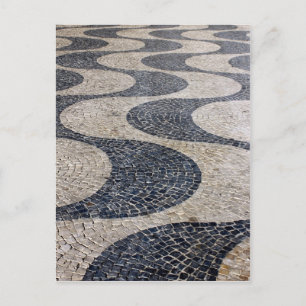 Portugees Calçada, Lissabon, Portugal Briefkaart