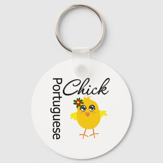 Portugees Chick Sleutelhanger (Voorkant)