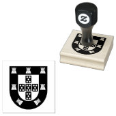Portugees Crest Rubber Stempel (Gestempeld)