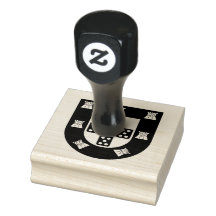 Portugees Crest Rubber Stempel