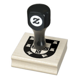 Portugees Crest Rubber Stempel