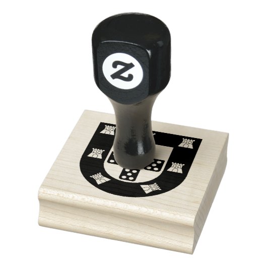 Portugees Crest Rubber Stempel (Stempel)