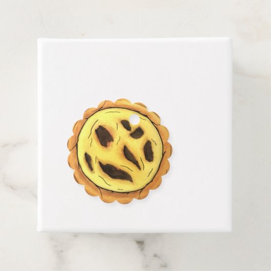 Portugees Custard Egg Tart Pastel Pastéis de Nata Bedankjes Labels (In situ)