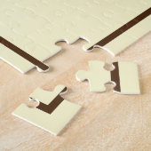 Portugees Custard Egg Tart Pastel Pastéis de Nata Legpuzzel (Zijkant)