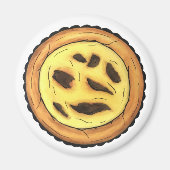 Portugees Custard Egg Tart Pastel Pastéis de Nata Magneet (Voorkant)