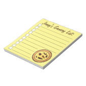 Portugees Custard Egg Tart Pastel Pastéis de Nata Notitieblok (Linkerzijde)