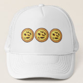 Portugees Custard Egg Tart Pastel Pastéis de Nata Trucker Pet (Voorkant)