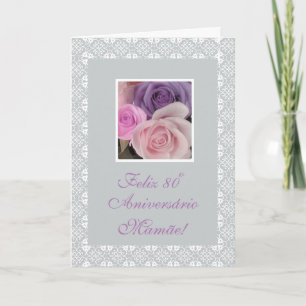 Portugees - de 80ste verjaardag van de Moeder Kaart