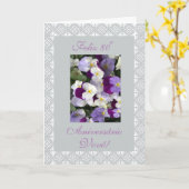 Portugees de 80ste verjaardag - van Vovó (oma) Kaart (Gele Bloem)