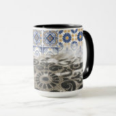 Portugees design Acryl Muurkunst Mok (Voorkant rechts)