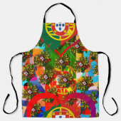 Portugees design All-Over Print Schort (Voorkant)