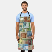 Portugees design All-Over Print Schort (Gedragen)