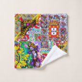 Portugees design bad handdoek (Wasdoekje)
