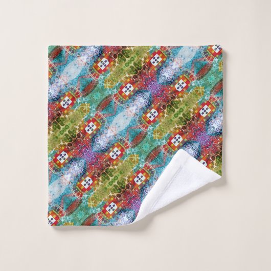 Portugees design bad handdoek (Wasdoekje)