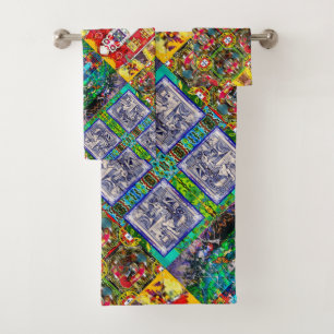 Portugees design bad handdoek