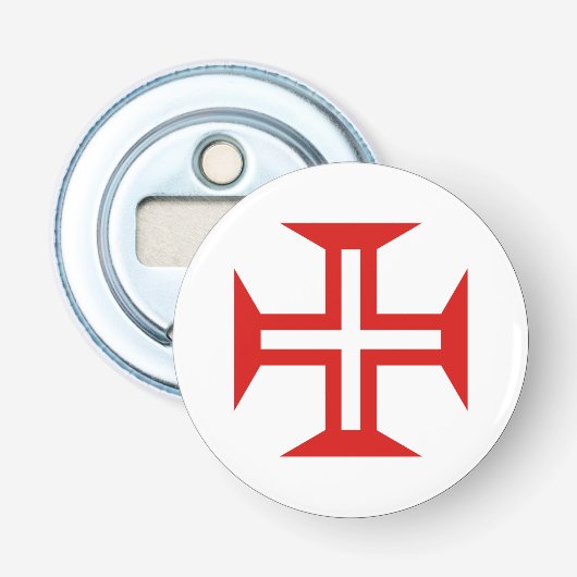 Portugees design button flesopener (Voorkant)