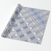 Portugees design cadeaupapier (Uitgerold)
