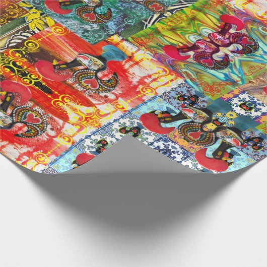 Portugees design cadeaupapier (Hoek)