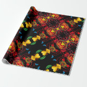 Portugees design cadeaupapier (Uitgerold)