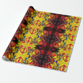 Portugees design cadeaupapier (Uitgerold)
