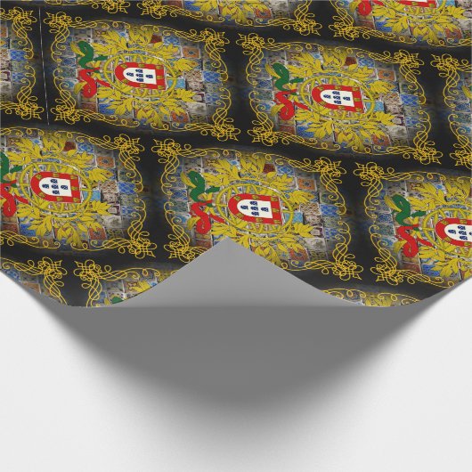Portugees design cadeaupapier (Hoek)