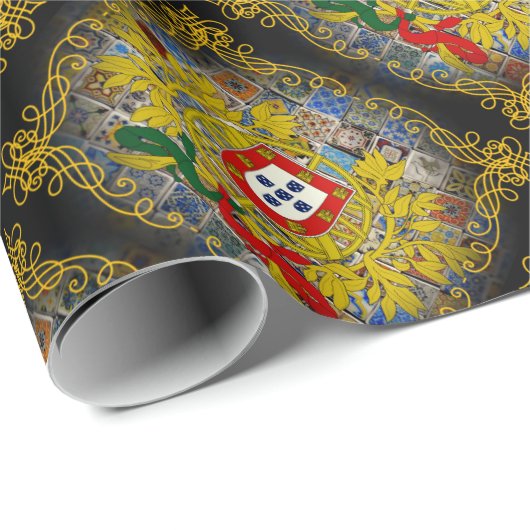 Portugees design cadeaupapier (Rol Hoek)