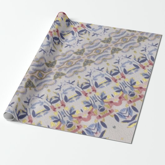 Portugees design cadeaupapier (Uitgerold)