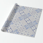 Portugees design cadeaupapier (Uitgerold)