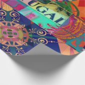 Portugees design cadeaupapier (Hoek)