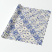 Portugees design cadeaupapier (Uitgerold)
