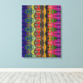 Portugees design canvas afdruk (Insitu (Houten vloer))