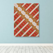 Portugees design canvas afdruk (Insitu (Houten vloer))