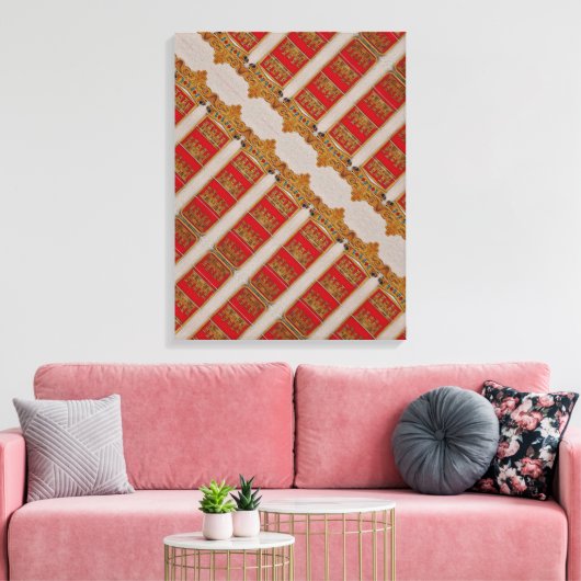 Portugees design canvas afdruk (Insitu (Woonkamer))
