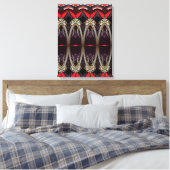 Portugees design canvas afdruk (Insitu (Slaapkamer))