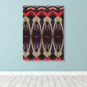Portugees design canvas afdruk (Insitu (Houten vloer))