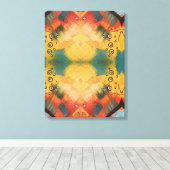 Portugees design canvas afdruk (Insitu (Houten vloer))